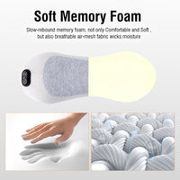 ULTREMA Cordless 3-in-1 Electric Lumbar Support Pillow with Heat, Vibration Massage and Adjustable Air Lift, Rechargeable Memory Foam Lower Back Cushion for Bed, Sofa and Office Chair, Light Gray - Image 10
