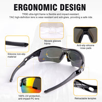 ULTREMA Polarized Sports Sunglasses for Men, Women & Youth – TAC Lens, UV400 Protection, Ideal for Cycling, Running, Fishing, Golf & Outdoor Activities - Image 3