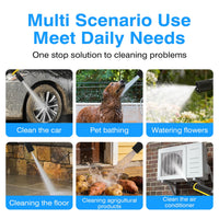 ULTREMA Cordless Pressure Washer, Foldable Handheld Power Washer, 12V 4000mAh Battery Powered Car Wash Jet Sprayer with 5 Nozzle Modes & Foam Cannon - Image 3
