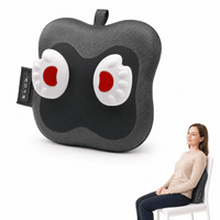 ULTREMA Back Massager Cushion with Heat, Deep Tissue Kneading Shiatsu Pillow for Neck, Waist & Shoulders, Portable 2-Level Heating Massage Pillow for Home Office Car,Lumbar Massage Cushion,Black