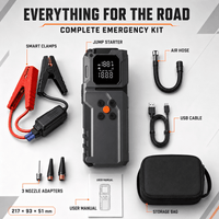 ULTREMA Portable Car Jump Starter with Air Compressor, 8000mAh 12V Auto Battery Booster Pack & Tire Inflator, 4-in-1 Jump Box, Power Bank & LED Light for Gas Engines, Motorcycle - Image 25