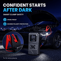 ULTREMA Portable Car Jump Starter with Air Compressor, 8000mAh 12V Auto Battery Booster Pack & Tire Inflator, 4-in-1 Jump Box, Power Bank & LED Light for Gas Engines, Motorcycle - Image 21