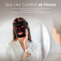 ULTREMA Red Light Therapy for Face, 7 Modes Led Face Mask Light Therapy with Remote, Portable Light Therapy Mask for Skin Care at Home, Travel (Black) - Image 4