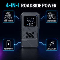 ULTREMA Portable Car Jump Starter with Air Compressor, 8000mAh 12V Auto Battery Booster Pack & Tire Inflator, 4-in-1 Jump Box, Power Bank & LED Light for Gas Engines, Motorcycle - Image 16