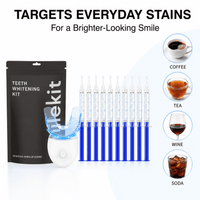 ULTREMA Teeth Whitening Kit with LED Light, 10 Whitening Gel Syringes, At-Home Teeth Whitener for Coffee, Tea and Wine Stains - Image 6