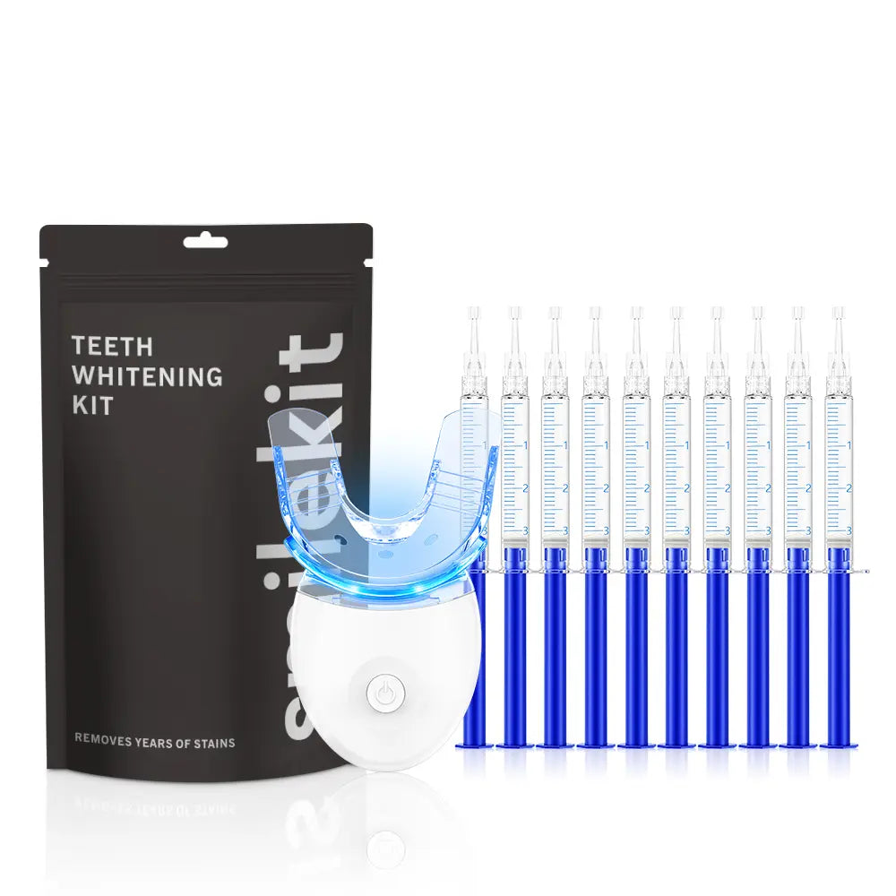 ULTREMA Teeth Whitening Kit with LED Light, 10 Whitening Gel Syringes, At-Home Teeth Whitener for Coffee, Tea and Wine Stains - Image 8