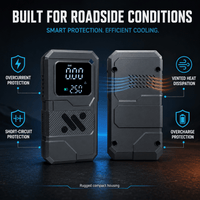 ULTREMA Portable Car Jump Starter with Air Compressor, 8000mAh 12V Auto Battery Booster Pack & Tire Inflator, 4-in-1 Jump Box, Power Bank & LED Light for Gas Engines, Motorcycle - Image 19