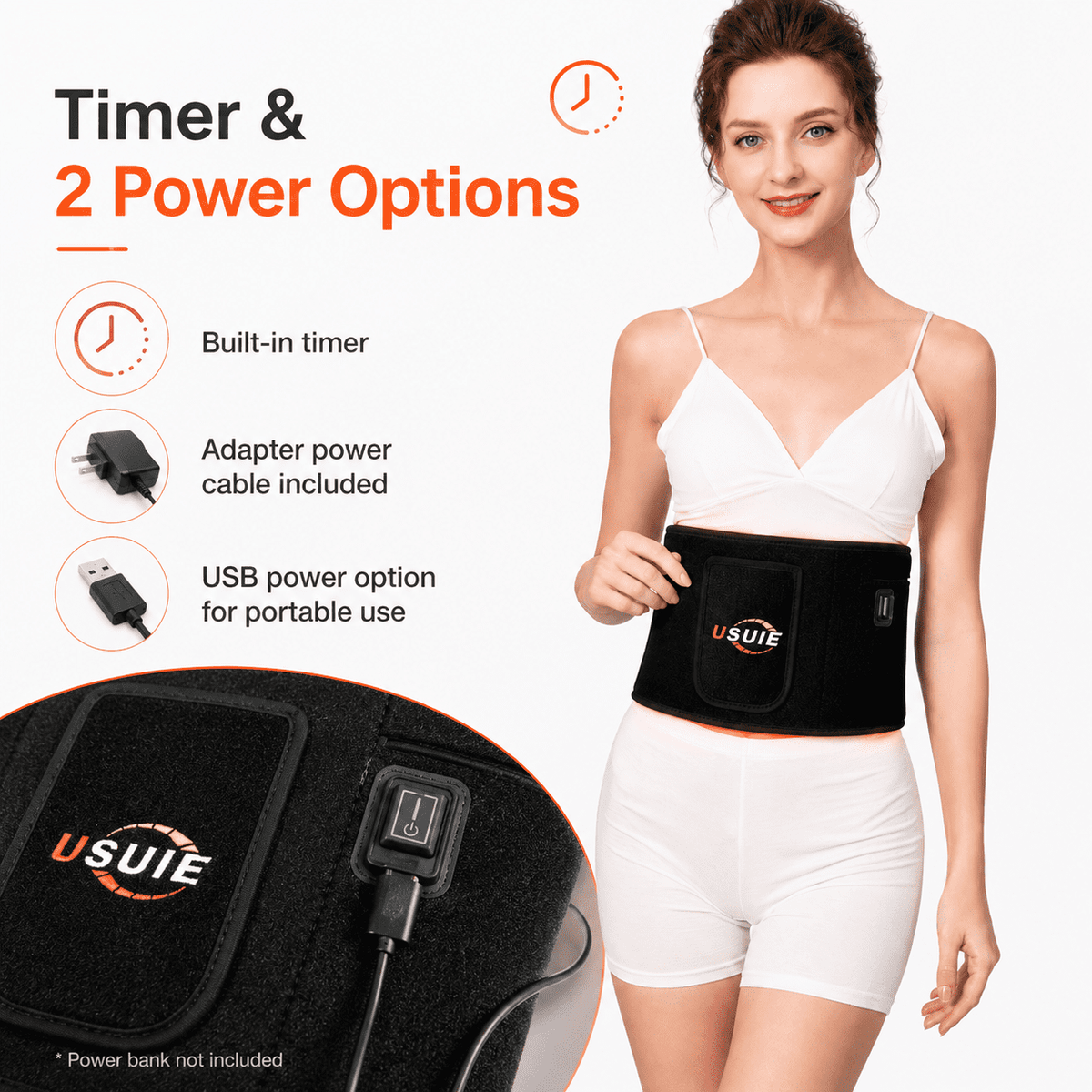 ULTREMA Wearable Red LED Relaxation Belt with Timer, Adjustable Comfort Wrap for Home Self-Care and Daily Wellness, Lightweight Hands-Free Body Band for Men and Women - Image 7