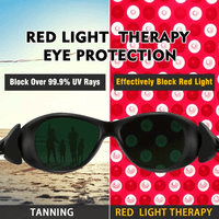Red Light Therapy Glasses, Eyes Protection for Tanning Goggles, Laser Safety Glasses, Eye Protection for Red Light Therapy. - Image 2