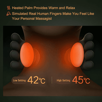 Cordless Neck Massager with Heat, Deep Tissue Shiatsu Neck and Shoulder Massager, 3-Speed Electric Cervical Back Massager with Bionic Kneading,Back, Legs and Full Body Pain Relief - Image 6