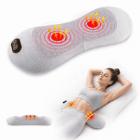 ULTREMA Cordless 3-in-1 Electric Lumbar Support Pillow with Heat, Vibration Massage and Adjustable Air Lift, Rechargeable Memory Foam Lower Back Cushion for Bed, Sofa and Office Chair, Light Gray - Image 6