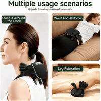 Cordless Neck Massager with Heat, Deep Tissue Shiatsu Neck and Shoulder Massager, 3-Speed Electric Cervical Back Massager with Bionic Kneading,Back, Legs and Full Body Pain Relief - Image 5