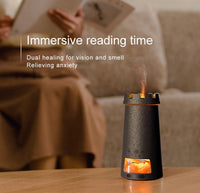 ULTREMA Lighthouse Flame Aroma Diffuser, 150ml Ultrasonic Humidifier with Himalayan Salt Rock, Essential Oil Diffuser with Auto Shut-Off for Home Bedroom, Black - Image 10