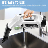 ULTREMA Cordless Electric Window Cleaner, Rechargeable Glass Cleaning Squeegee with Spray Bottle & Microfiber Cloth for Windows, Mirrors, Shower Doors, Car Glass - Image 3
