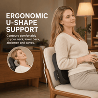 ULTREMA Back Massager Cushion with Heat, Deep Tissue Kneading Shiatsu Pillow for Neck, Waist & Shoulders, Portable 2-Level Heating Massage Pillow for Home Office Car,Lumbar Massage Cushion,Black - Image 2