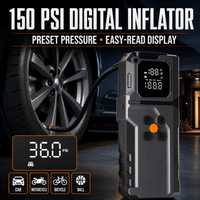 ULTREMA Portable Car Jump Starter with Air Compressor, 8000mAh 12V Auto Battery Booster Pack & Tire Inflator, 4-in-1 Jump Box, Power Bank & LED Light for Gas Engines, Motorcycle - Image 27