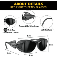 Red Light Therapy Glasses, Eyes Protection for Tanning Goggles, Laser Safety Glasses, Eye Protection for Red Light Therapy. - Image 5