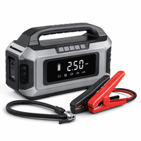 ULTREMA Portable Car Jump Starter with Air Compressor, 8000mAh 12V Auto Battery Booster Pack & Tire Inflator, 4-in-1 Jump Box, Power Bank & LED Light for Gas Engines, Motorcycle