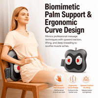 ULTREMA Back Massager Cushion with Heat, Deep Tissue Kneading Shiatsu Pillow for Neck, Waist & Shoulders, Portable 2-Level Heating Massage Pillow for Home Office Car,Lumbar Massage Cushion,Black - Image 10