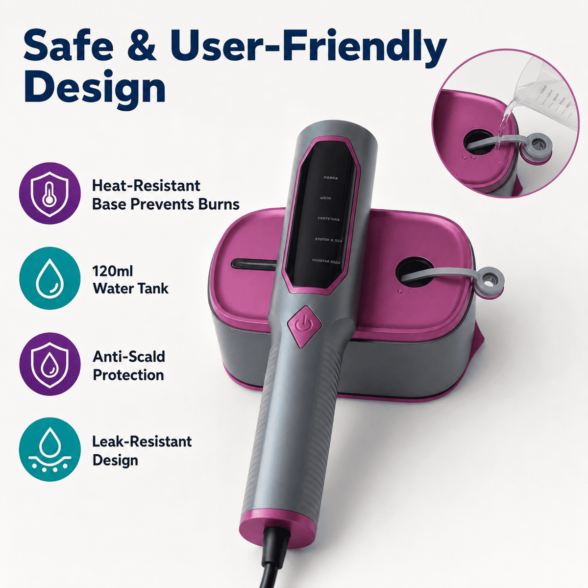 Handheld Garment Steamer - Image 4