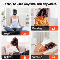 Red Light Face Mask, 7 Color Light Therapy Facial Mask with 288 LEDs, Soft Silicone Skin Care Mask with Wired Controller, Eye Inserts and 5/10/15 Min Timer, Black - Image 10