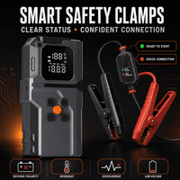 ULTREMA Portable Car Jump Starter with Air Compressor, 8000mAh 12V Auto Battery Booster Pack & Tire Inflator, 4-in-1 Jump Box, Power Bank & LED Light for Gas Engines, Motorcycle - Image 26