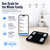 ULTREMA 8-Electrode Smart Body Fat Scale, Digital Bathroom Scale for Body Weight and BMI, High Accuracy Body Composition Analyzer with Large VA Color Display & Smartphone App, 400 lbs - Image 5