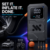 ULTREMA Portable Car Jump Starter with Air Compressor, 8000mAh 12V Auto Battery Booster Pack & Tire Inflator, 4-in-1 Jump Box, Power Bank & LED Light for Gas Engines, Motorcycle - Image 13