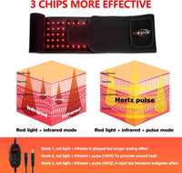ULTREMA Wearable Red LED Relaxation Belt with Timer, Adjustable Comfort Wrap for Home Self-Care and Daily Wellness, Lightweight Hands-Free Body Band for Men and Women - Image 5
