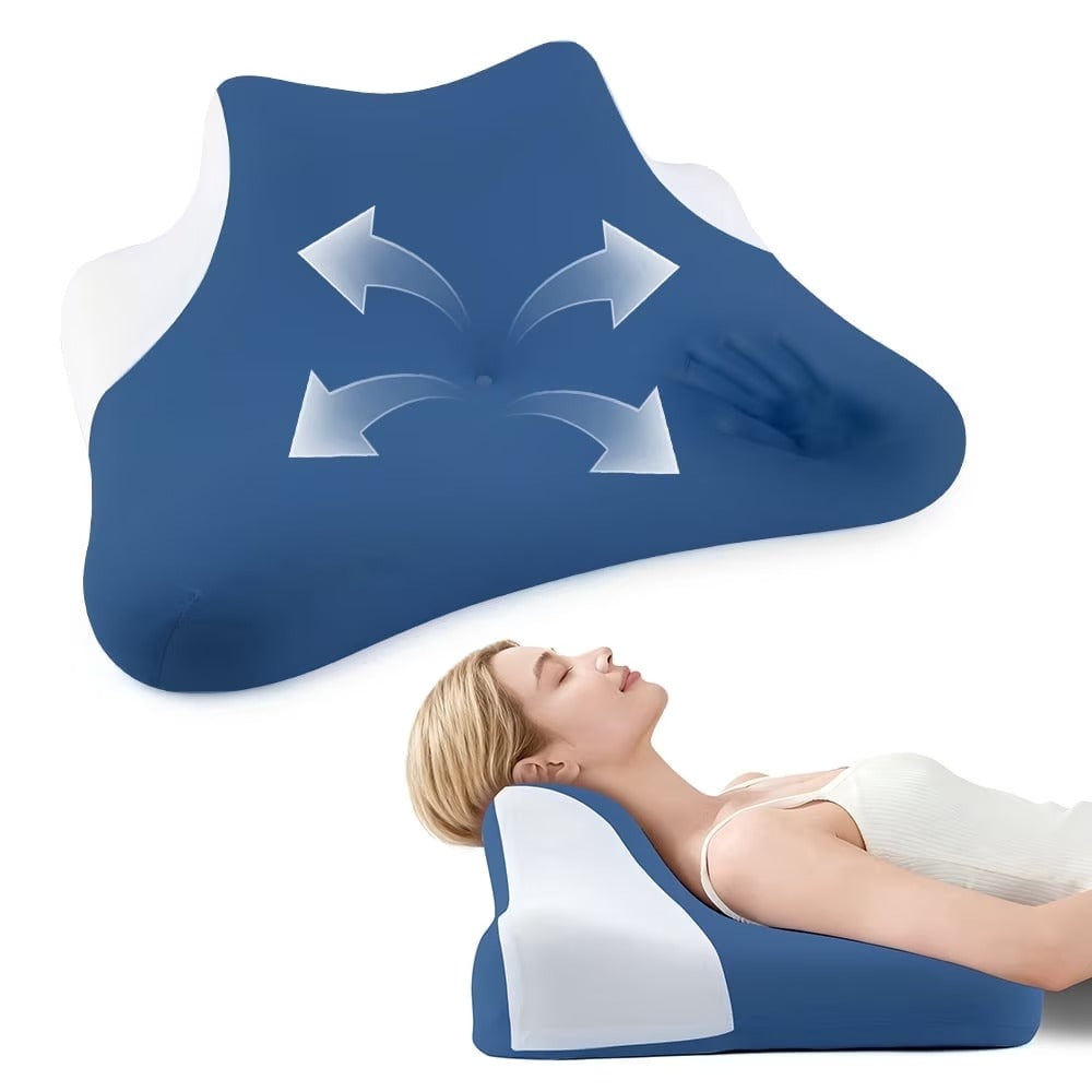 ULTREMA Cervical Memory Foam Pillow – Ergonomic Contour Design for Neck & Shoulder Support, Perfect for Back, Side & Combo Sleepers